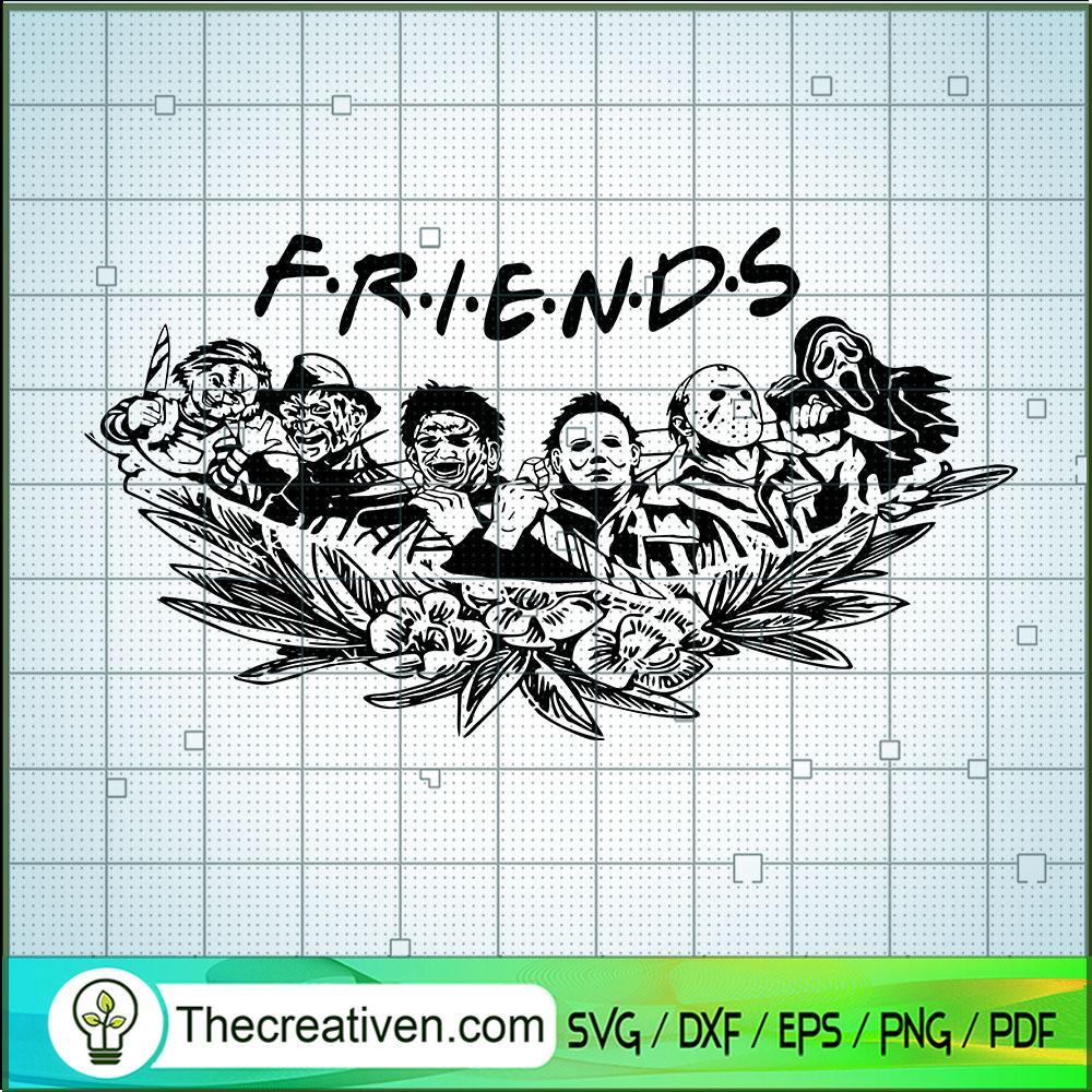 Friends Halloween SVG Cut File for Cricut & Silhouette Design 44846 1 Friends Halloween SVG Cut File for Cricut & Silhouette Design 44846