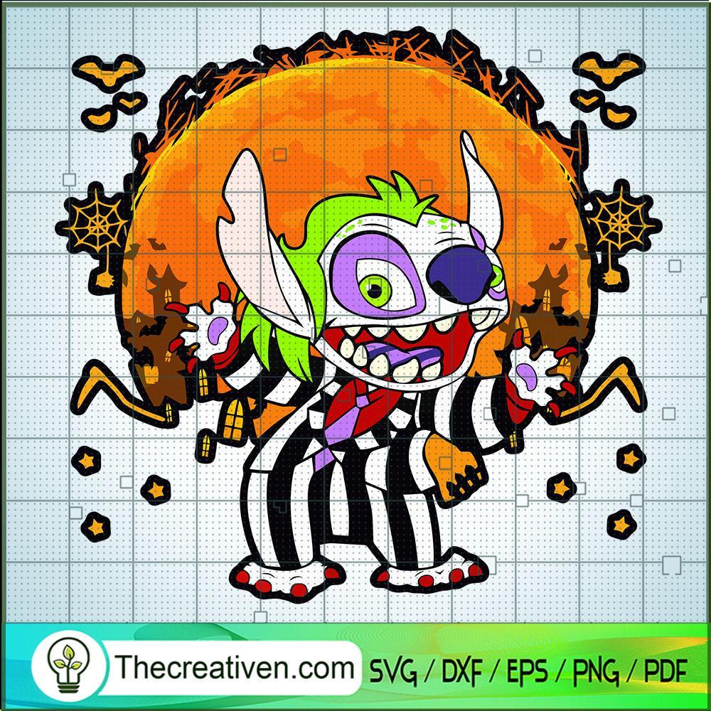 Disney Stitch Beetlejuice Ha SVG Cut File for Cricut 1 Disney Stitch Beetlejuice Ha SVG Cut File for Cricut