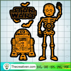 Disney Star Wars Skeleton Ha SVG Cut File for Cricut