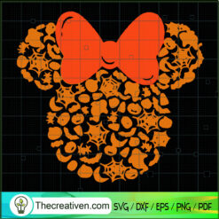Silhouette Icon Disney Minni SVG Cut File for Cricut