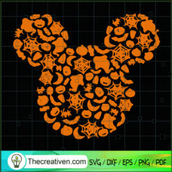 Silhouette Icon Disney Micke SVG Cut File for Cricut