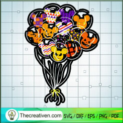 Dalloon Disney Mickey Halloween SVG Cut File for Cricut & Silhouette