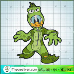 Disney Donald Duck Monster H SVG Cut File for Cricut