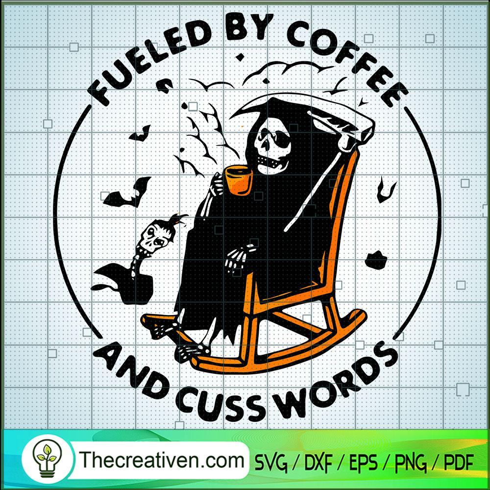 Death Skeleton Fueled By Cof SVG Cut File for Cricut 1 Death Skeleton Fueled By Cof SVG Cut File for Cricut