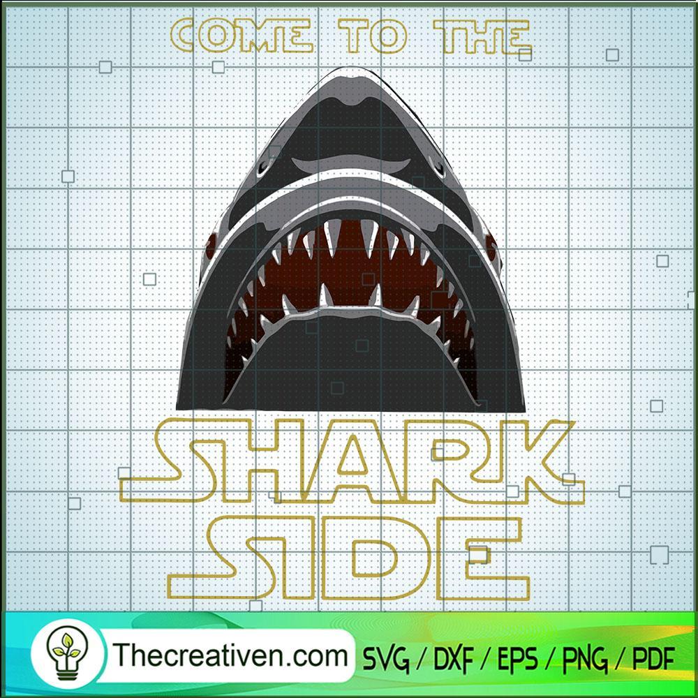 Come To The Shark Side SVG Cut File for Cricut & Silhouette 1 Come To The Shark Side SVG Cut File for Cricut & Silhouette