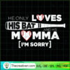 He Only Loves His Bat and Hi SVG Cut File for Cricut 2 7 copy 11