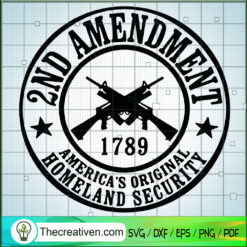Amendment Since 1789 America SVG Cut File for Cricut