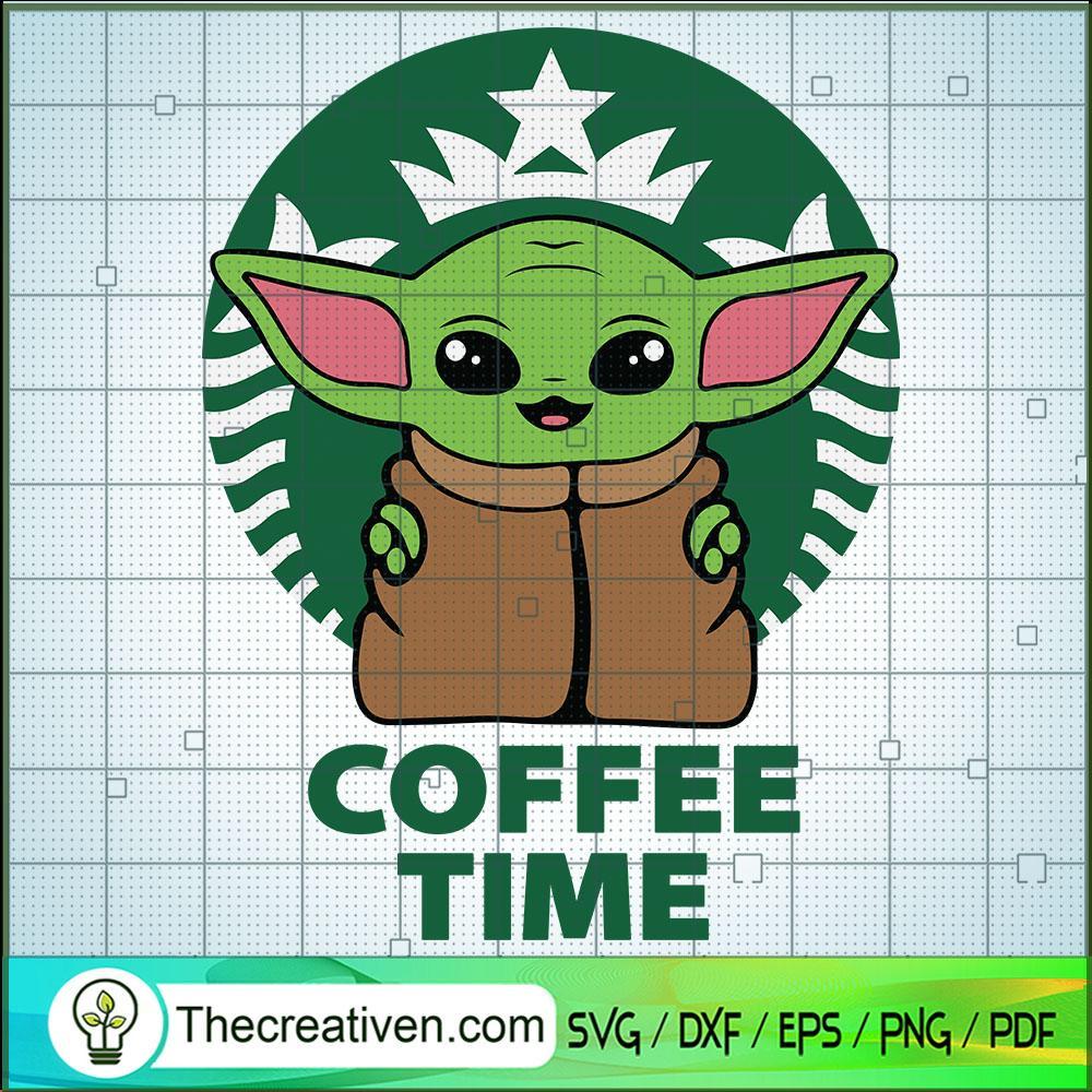 Baby Yoda Coffee Time SVG, Baby Yoda SVG, Coffee SVG 1 Baby Yoda Coffee Time SVG, Baby Yoda SVG, Coffee SVG