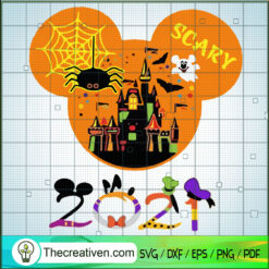 2021 Disney Not So Scary Hal SVG Cut File for Cricut