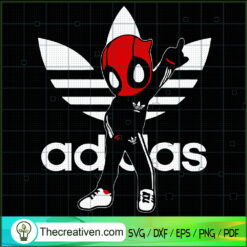 DeadPool Logo Fashion SVG, DeadPool Adidas SVG, Global Brand SVG