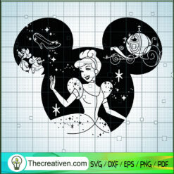 Cinderella SVG, Disney Princess SVG, Walt Disney SVG