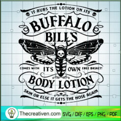 Buffalo Bill Body Lotion SVG, Horror Movie SVG, Halloween SVG