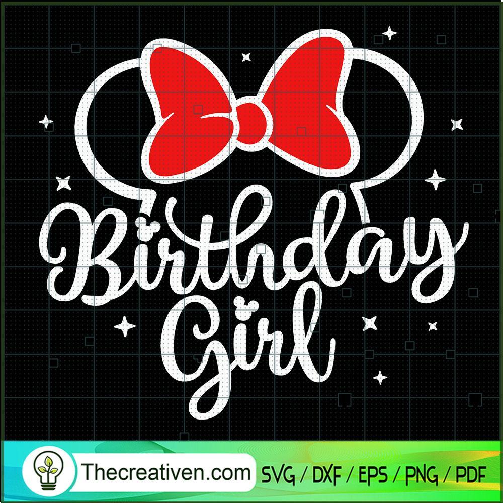 Birthday Girl SVG, Minnie Bow SVG, Walt Disney SVG 1 Birthday Girl SVG, Minnie Bow SVG, Walt Disney SVG