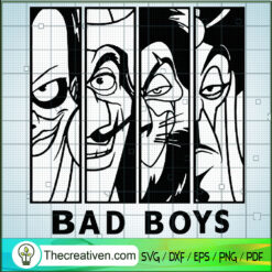 Bad Boys SVG, Bad Witches Boy SVG, Scary Halloween SVG