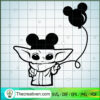 Baby Yoda Mickey Ears SVG Cut File for Cricut & Silhouette