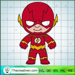 Baby The Flash SVG, Super Hero SVG, DC Comics SVG