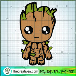 Baby Groot SVG, Guardians of the Galaxy SVG, Marvel Studio SVG