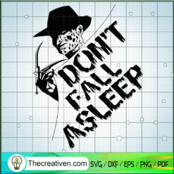 Dont Fall Asleep SVG Cut File for Cricut & Silhouette