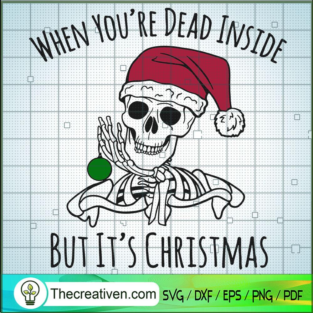 Christmas Skeleton SVG Cut File for Cricut & Silhouette 1 Christmas Skeleton SVG Cut File for Cricut & Silhouette