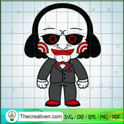 Chibi Jigsaw SVG Cut File for Cricut & Silhouette