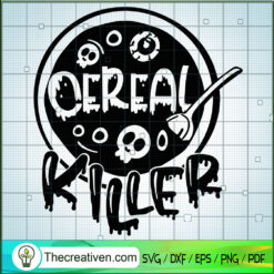 Cereal Killer SVG Cut File for Cricut & Silhouette
