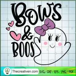 Bows Boos SVG Cut File for Cricut & Silhouette