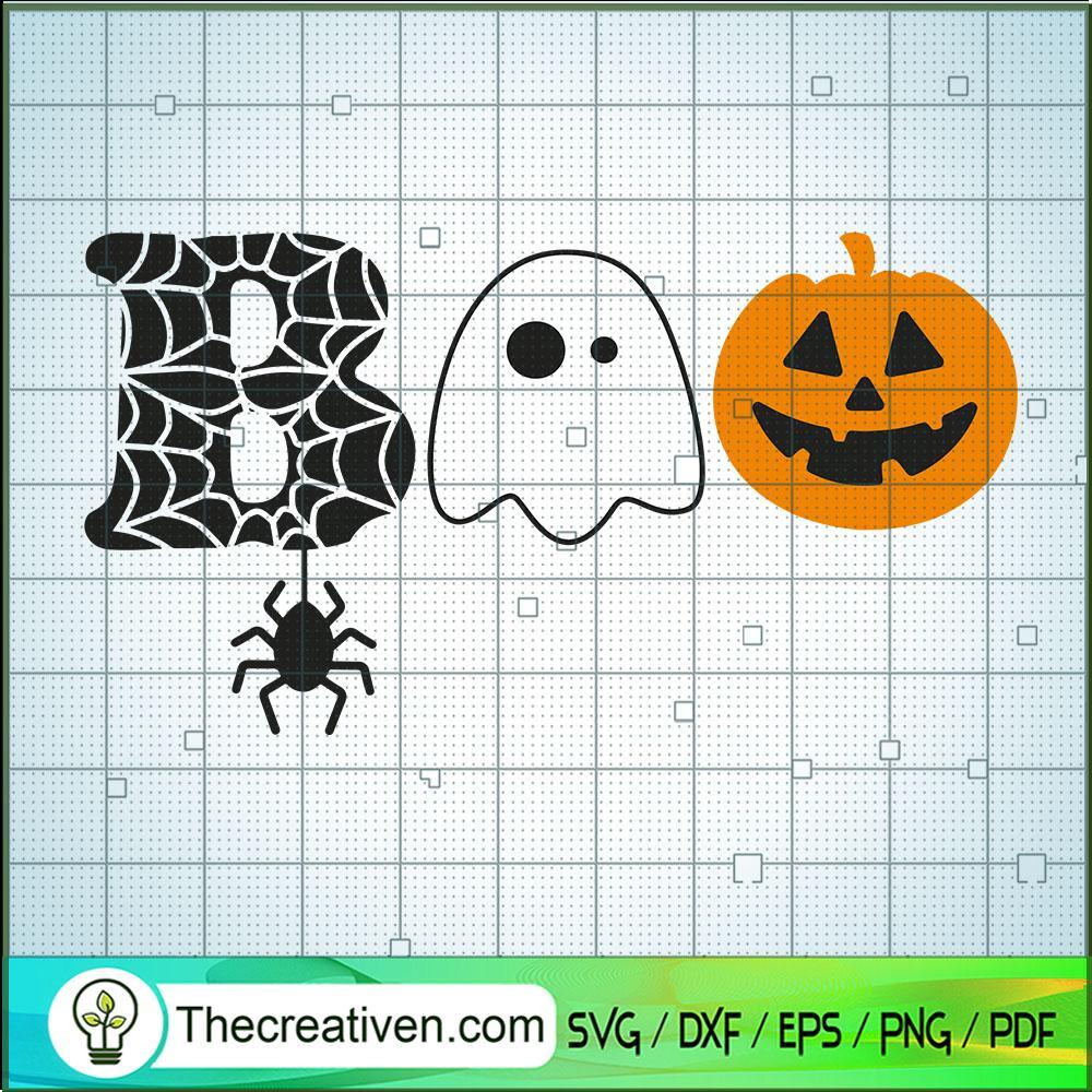 Boo SVG Cut File for Cricut & Silhouette 1 Boo SVG Cut File for Cricut & Silhouette