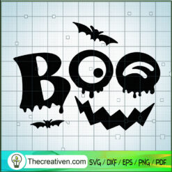 Boo Pumpkin SVG Cut File for Cricut & Silhouette
