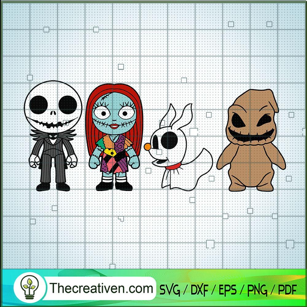 Baby Jack and Sally SVG Cut File for Cricut & Silhouette 1 Baby Jack and Sally SVG Cut File for Cricut & Silhouette