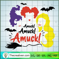 Amuck Amuck Amuck SVG Cut File for Cricut & Silhouette Design 44320