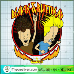 Beavis and Butt-Head SVG, Best Friend SVG, Funny Cartoon SVG