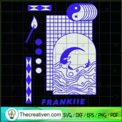 Frankiie Sea SVG, Lunisolar SVG, Crescent Moon SVG