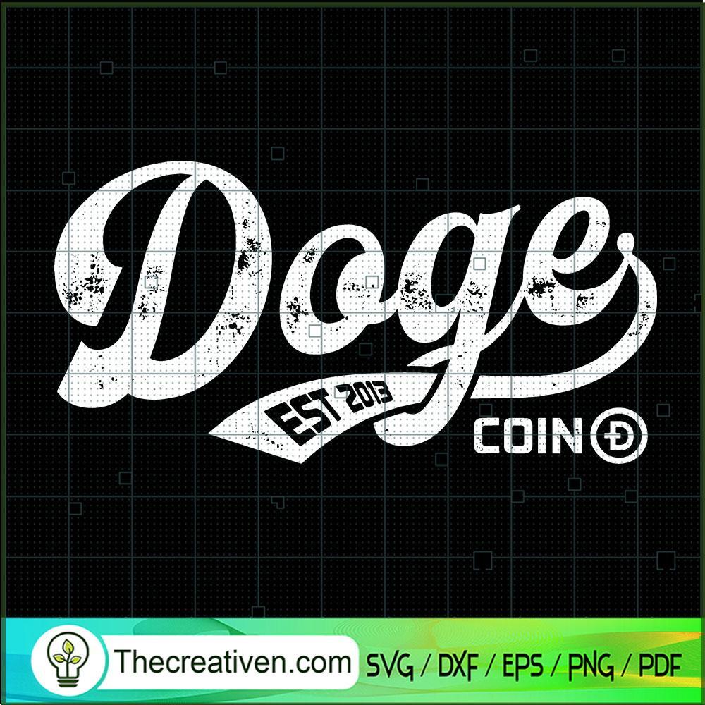 Dogecoin Doge Coin Retro SVG Cut File for Cricut & Silhouette 1 Dogecoin Doge Coin Retro SVG Cut File for Cricut & Silhouette