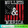 American Flag Eagle Mullet M SVG Cut File for Cricut