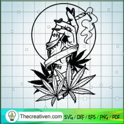 Zombie Hands Smoking SVG, Smoke Weed SVG, Cannabis SVG