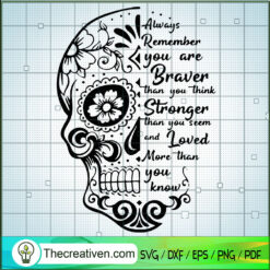 Sugar Skull SVG, Skull SVG, Skeleton SVG