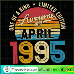 Retro 26 Years Old Awesome SVG, Retro SVG, Vintage SVG