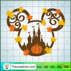 Mouse Fall Castle SVG, Walt Disney SVG, Mickey Mouse SVG