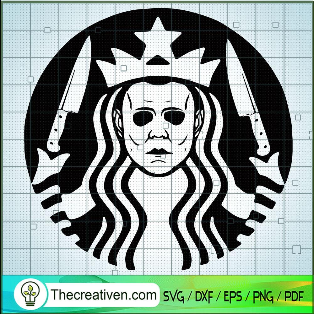 Michael Myers Starbucks SVG, Horror SVG, Halloween SVG 1 Michael Myers Starbucks SVG, Horror SVG, Halloween SVG
