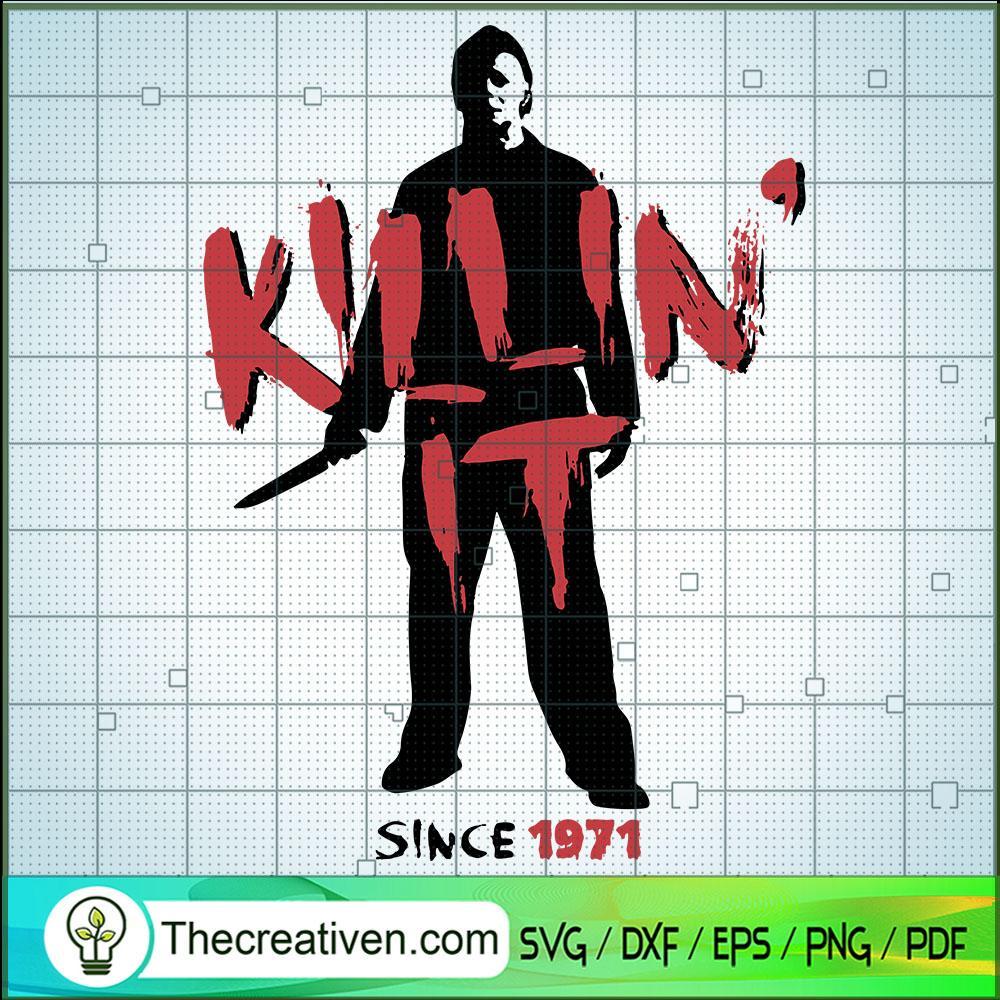Michael Myers Killing It SVG Cut File for Cricut & Silhouette 1 Michael Myers Killing It SVG Cut File for Cricut & Silhouette