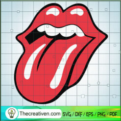 Lips Tongue Logo Emblem SVG, Sexy Lip SVG, Sexy SVG