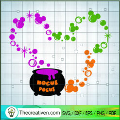 Hocus Pocus Mickey Ears SVG Cut File for Cricut & Silhouette