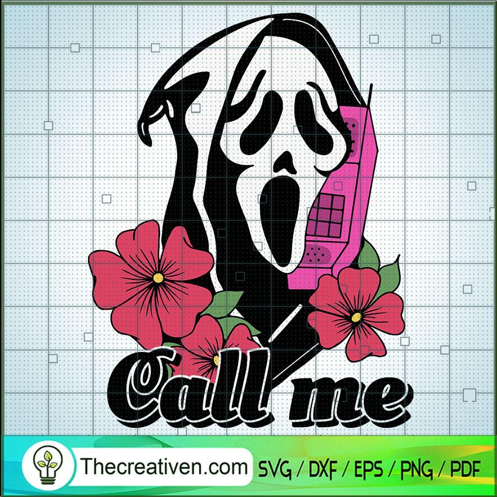 Ghost Call Me SVG, Ghost Calling SVG, Halloween SVG 1 Ghost Call Me SVG, Ghost Calling SVG, Halloween SVG