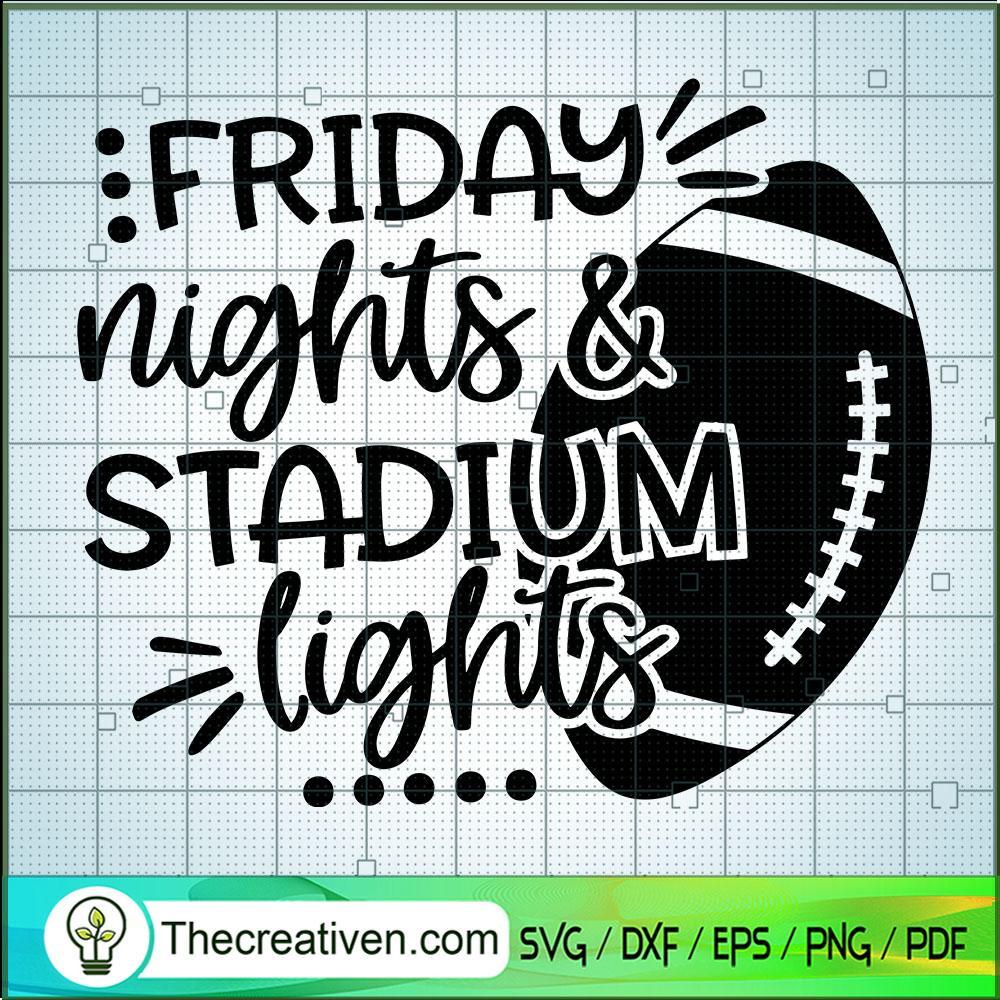 Friday Nights Stadium Lights SVG, Rugby SVG, Sport SVG 1 Friday Nights Stadium Lights SVG, Rugby SVG, Sport SVG