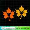 Cute Autumn Leaves SVG, Minnie And Mickey SVG, Walt Disney SVG