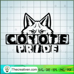 Coyote Pride SVG, Coyote Team SVG, Sport SVG