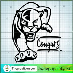 Cougar SVG, Cougar Logo SVG, Sport SVG