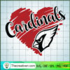 Cardinals Heart SVG, Sport SVG, Base Ball SVG 2 30 copy 8