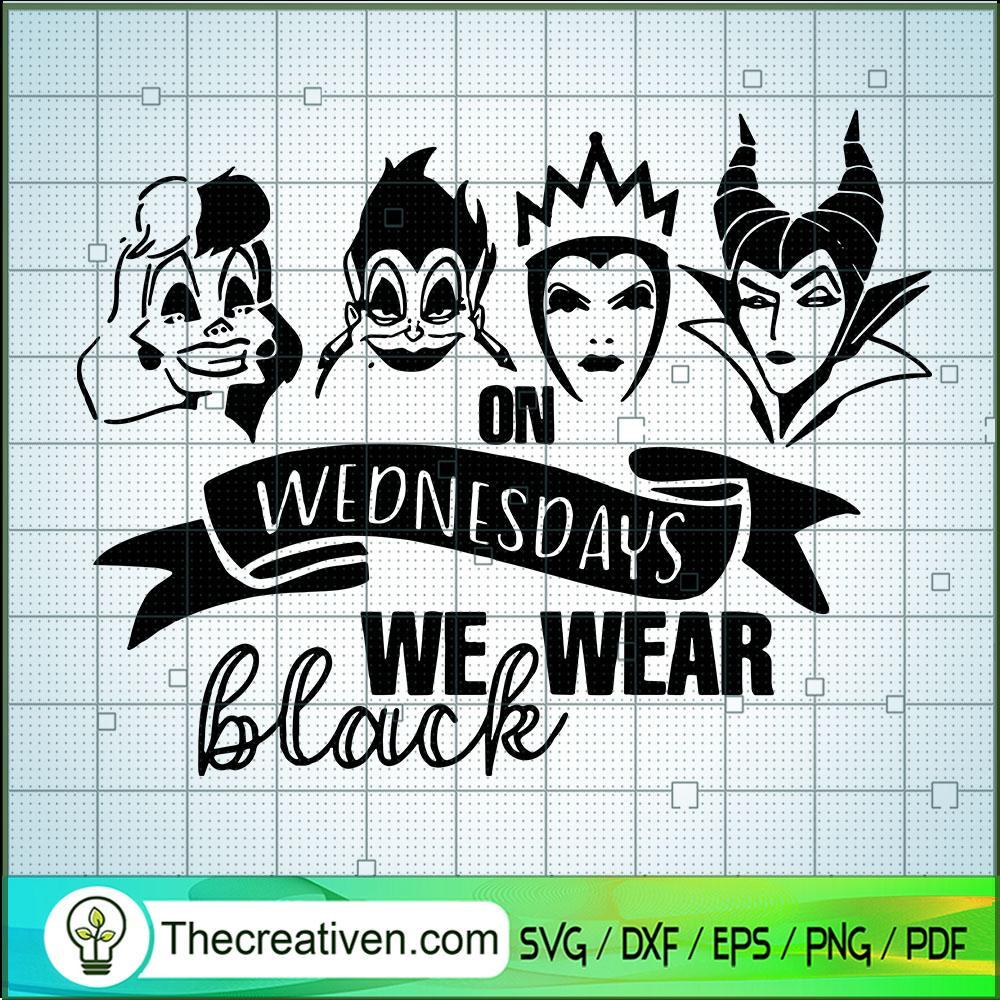 On Wednesdays We Wear Black SVG Cut File for Cricut & Design 43203 1 On Wednesdays We Wear Black SVG Cut File for Cricut & Design 43203