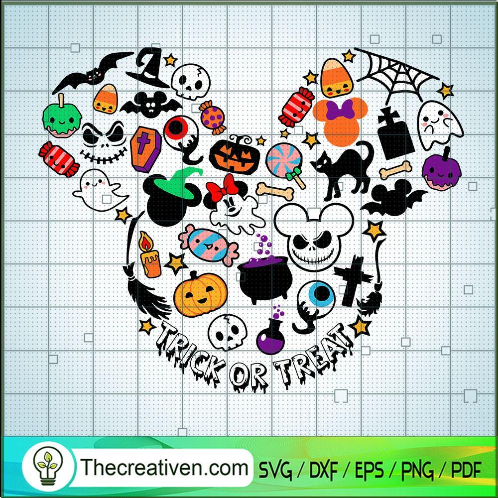 Trick Or Treat Bundle SVG, Mickey Halloween SVG, Halloween SVG 1 Trick Or Treat Bundle SVG, Mickey Halloween SVG, Halloween SVG